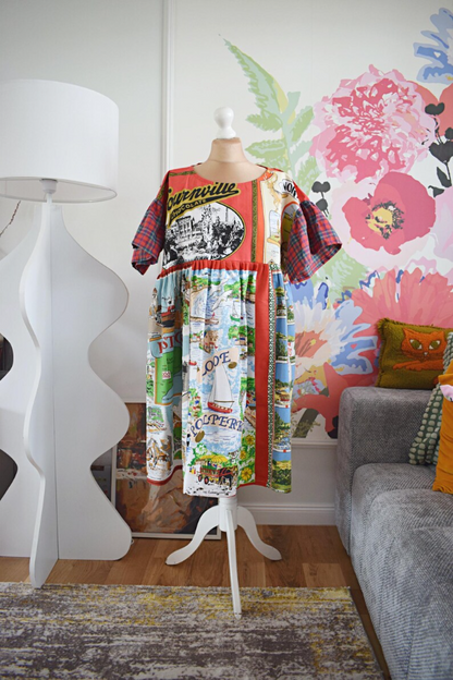 Pattern Recycled Dress