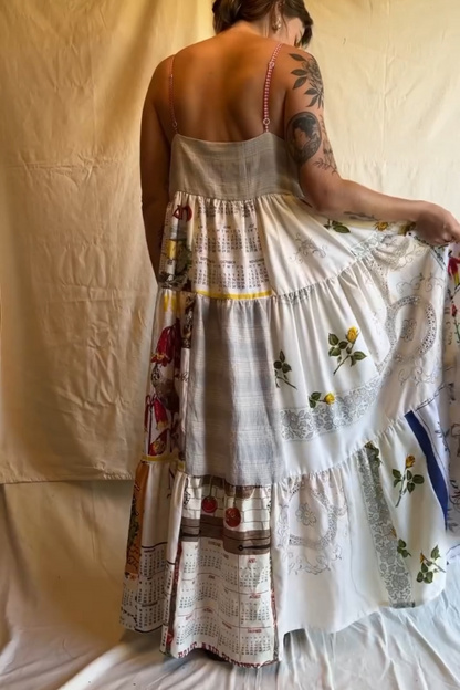 Women's Printed Suspender Dress