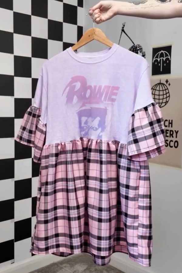 David Bowie Recycled Dress