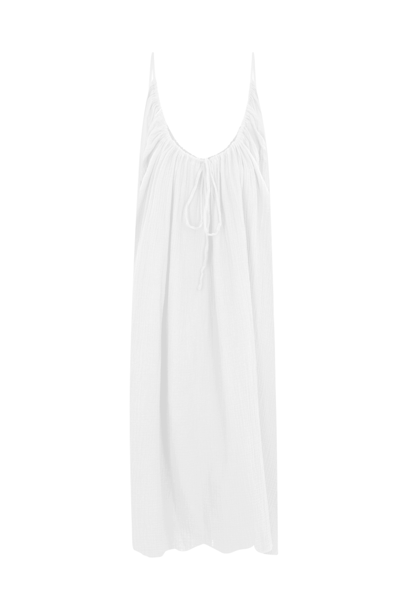 Women's Solid Color Backless Cami Dress