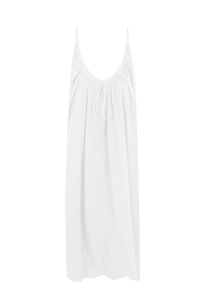 Women's Solid Color Backless Cami Dress