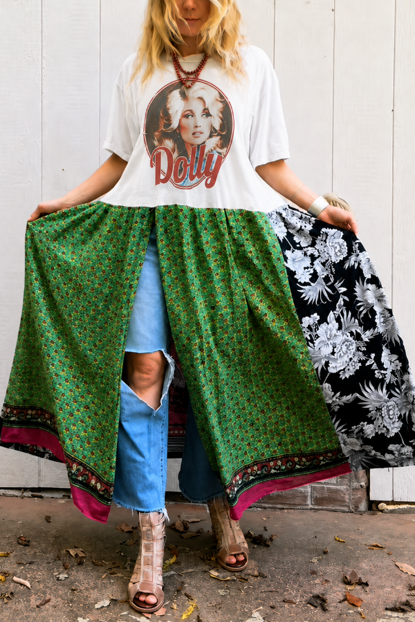 Dolly Double Split Maxi Tee
