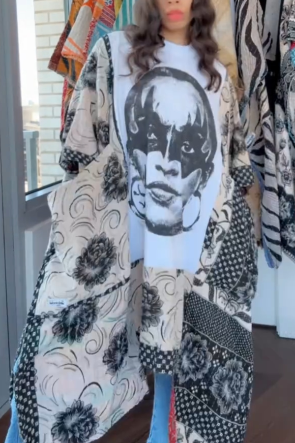 Face Bat Sleeve Tee