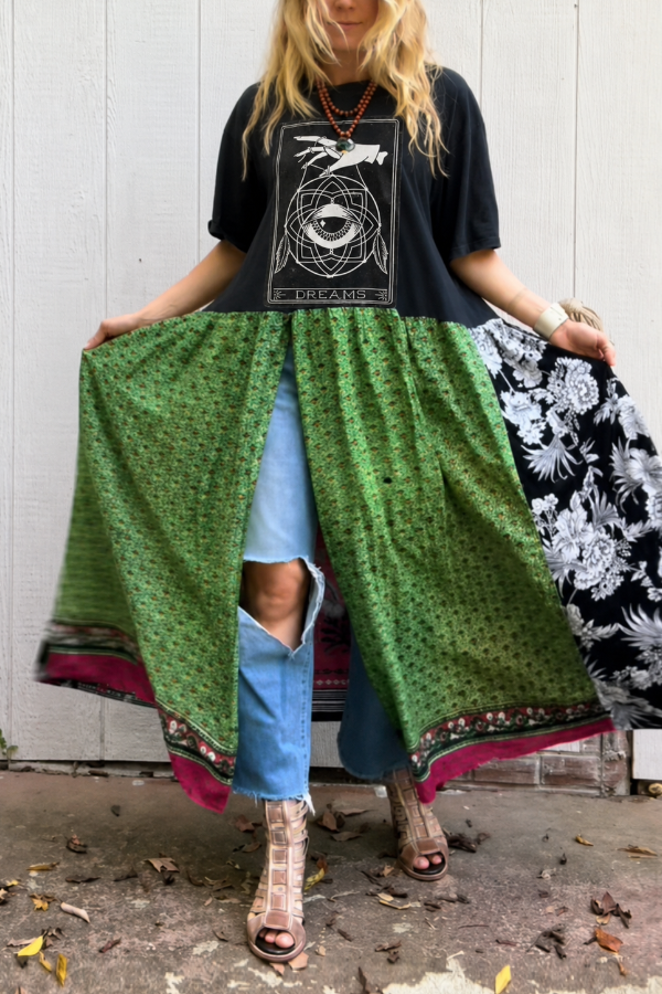 Stevie Nicks Double Split Maxi Tee