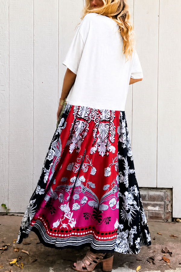 Dolly Double Split Maxi Tee