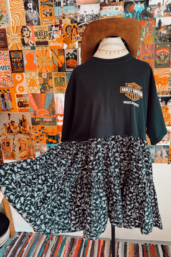 Harley Davidson Recycled Dress