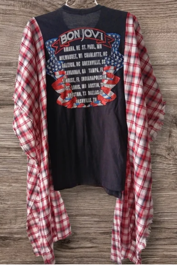 Bon Jovi Graphic Print Tee (No Patch)