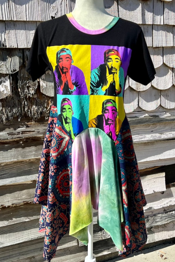 Tupac Shakur Recycling Dress
