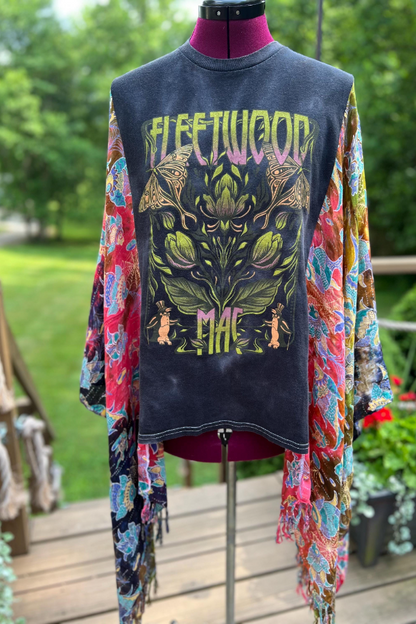 Fleetwood Vintage Print Dolman Sleeve Top