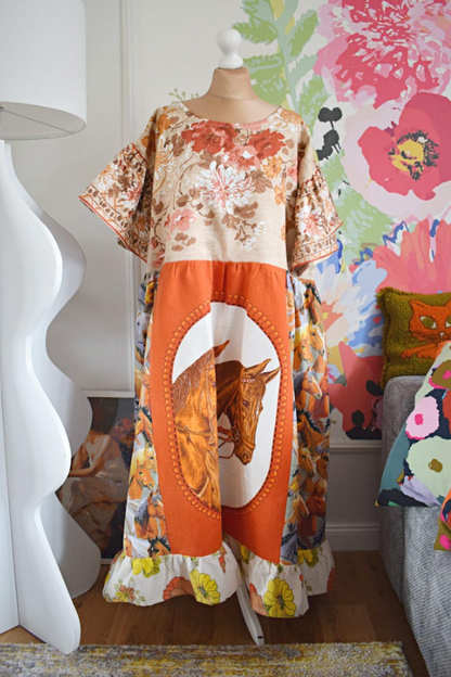 Horse Recycled Dress