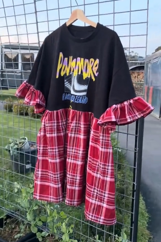 Graffiti Recycled Dress
