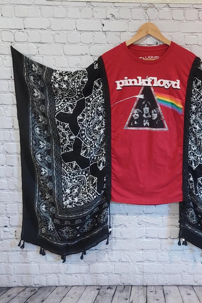 Pinkfloyd Makeover Bat-sleeve T-shirt