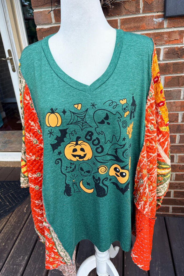 Halloween Pumpkin Lantern  Mix Match T-Shirt