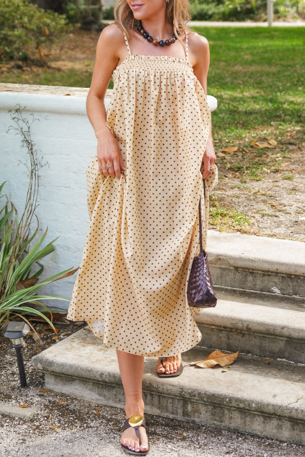 Polo Dot Loose Holiday Dress