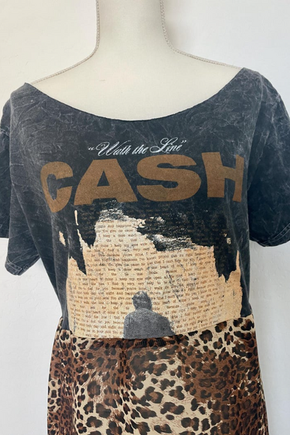 Johnny Cash Recycled Dress