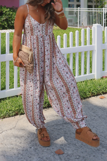 Lemongrass Boho Jumpsuit Multi