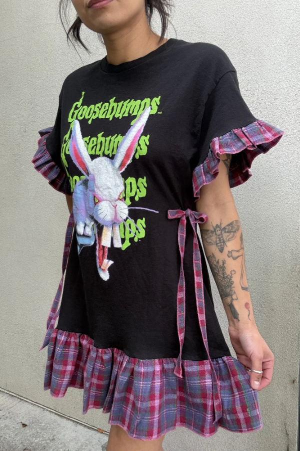 Goosebumps Recycled Dress