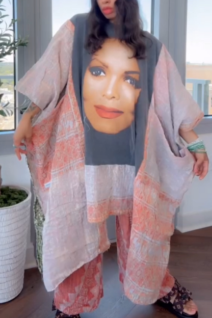 Janet Tibbat Sleeve Tee