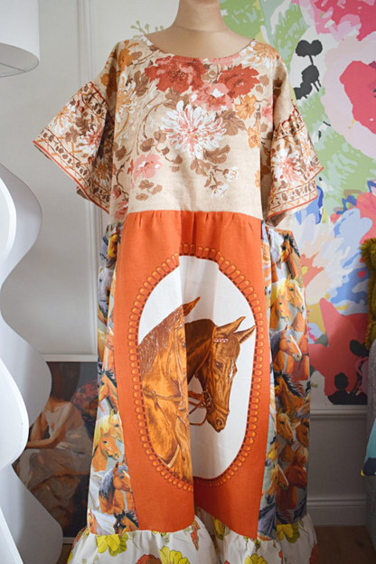 Horse Recycled Dress