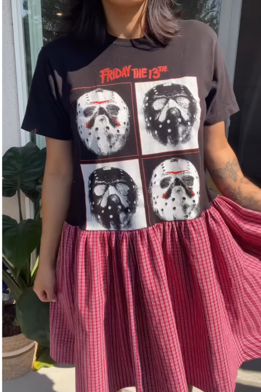 Jason Voorhees Recycled Dress
