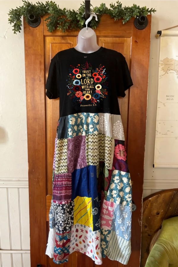 Trust In The Lord Upcycled Tee