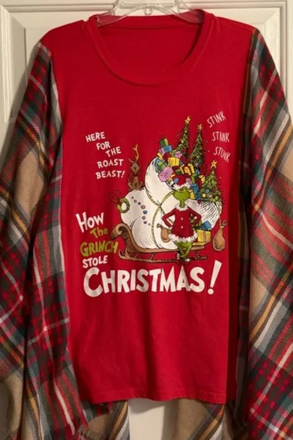 Christmas Grinch T-Shirt (No Back Pocket)