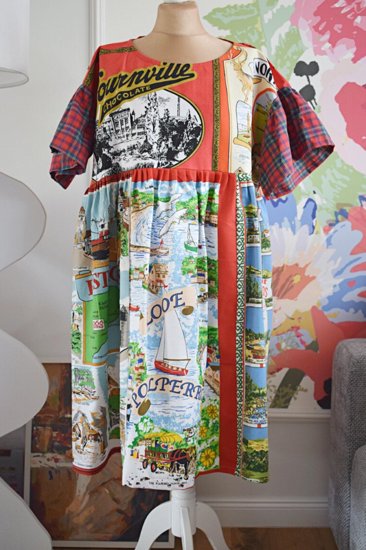 Pattern Recycled Dress