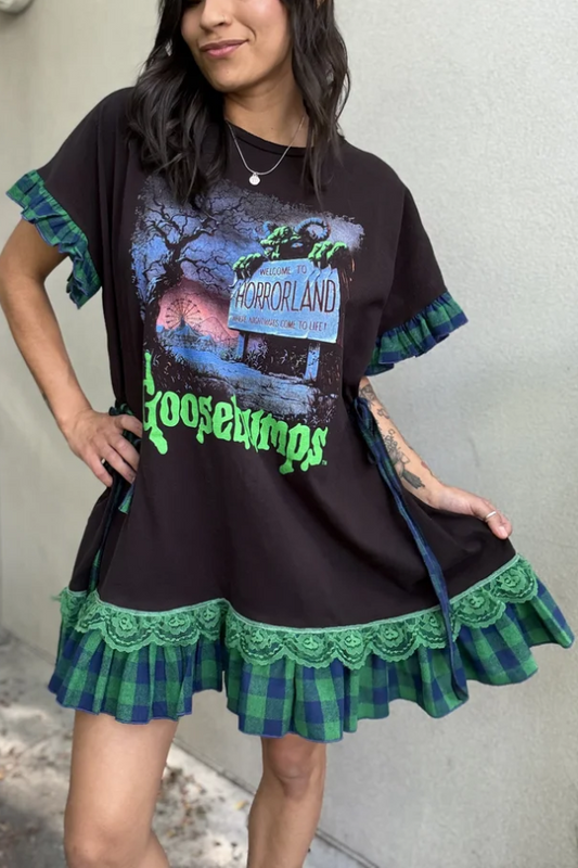 Goosebumps Recycled Dress