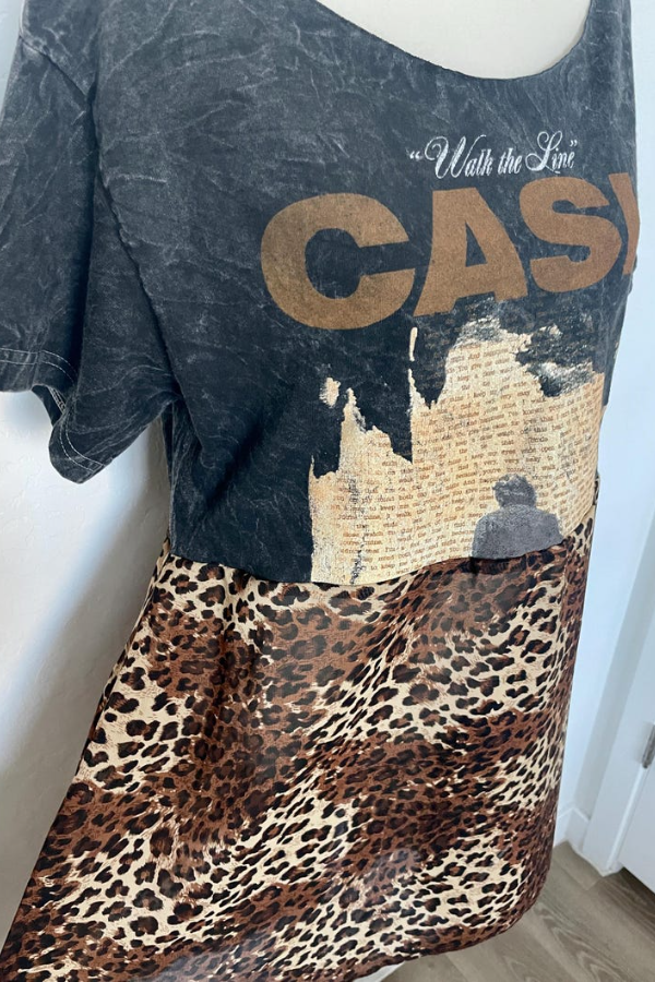 Johnny Cash Recycled Dress
