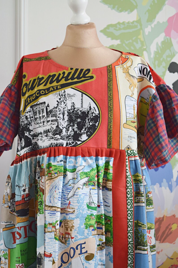 Pattern Recycled Dress