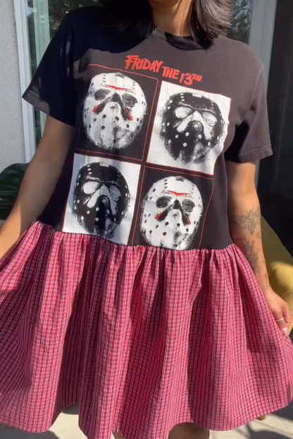 Jason Voorhees Recycled Dress