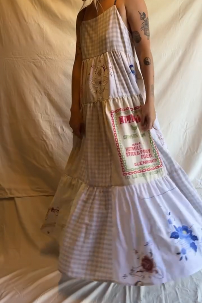 Women's Printed Suspender Dress