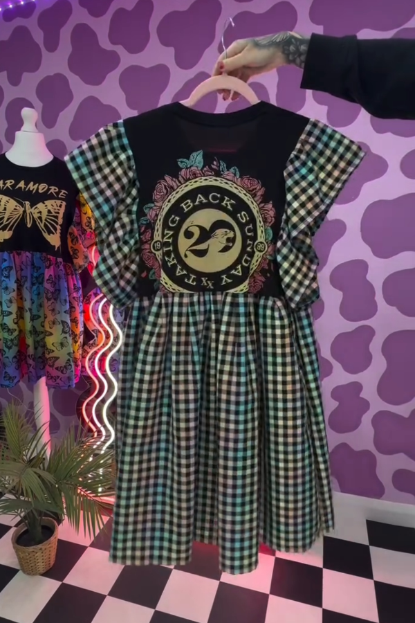 Punk Rock Recycled Dress
