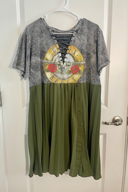 Guns N Roses Recycled Dress
