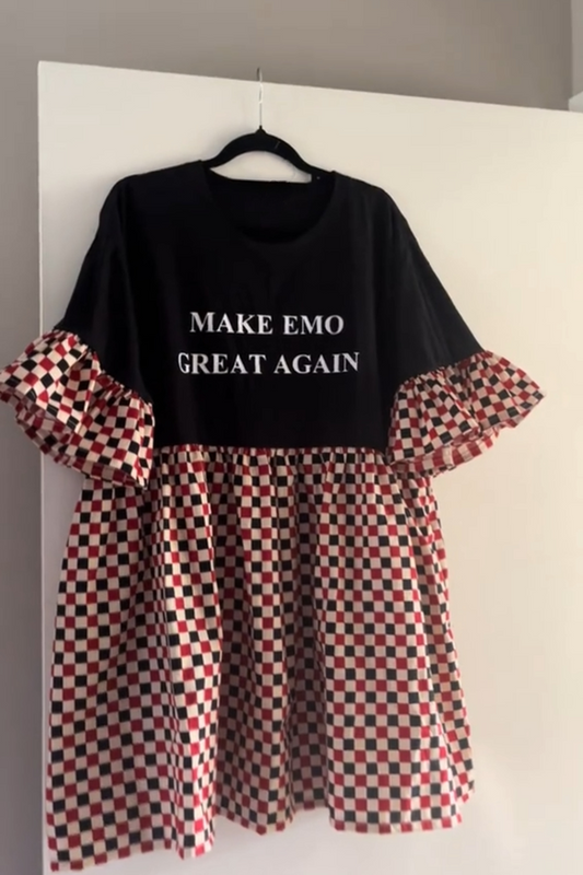 Make Emo Great Again Recycled Dress