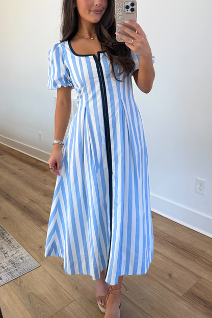 The Carolina Stripe Midi