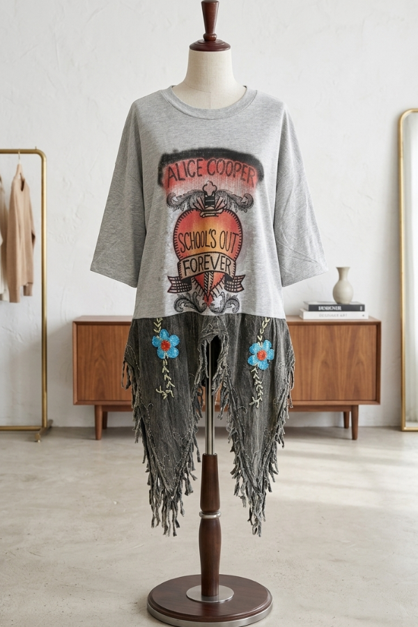 Alice Cooper School Tour Recycled Top