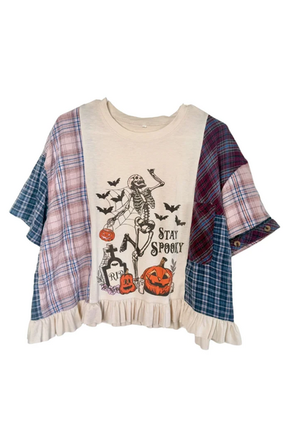 Halloween Print Mix Tee