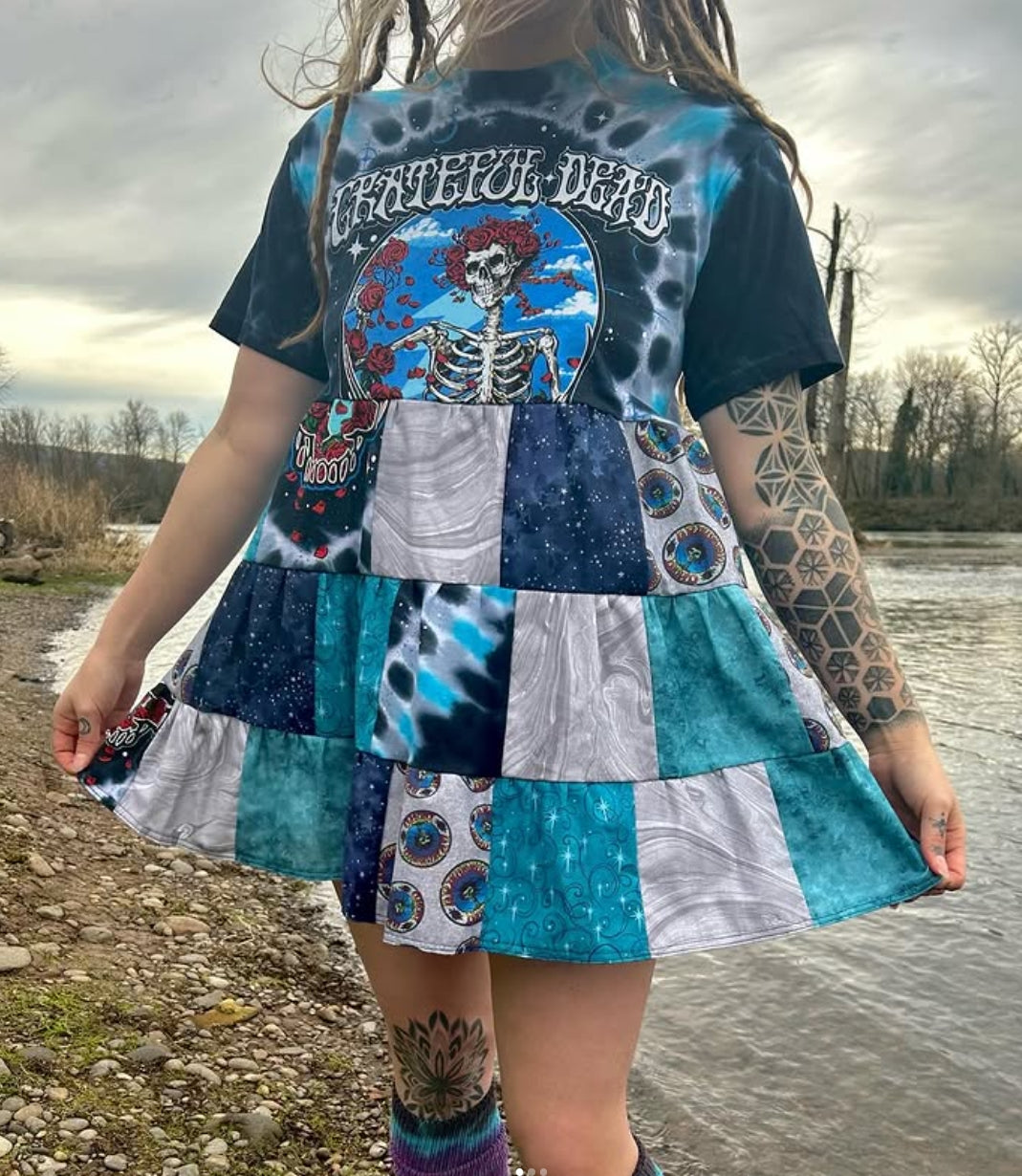 Grateful Dead Upcycled Tee