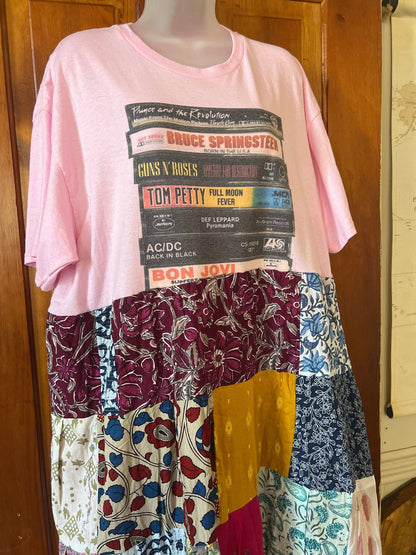 Rock Cassettes Upcycled Tee