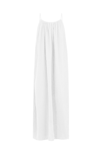 Women's Solid Color Backless Cami Dress