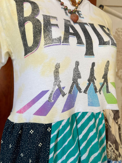 The Beatles Upcycled Tee
